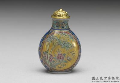 图片[2]-Glass-body painted enamel snuff bottle with a bird-and-flower design, Qianlong reign (1735-1796), Qing dynasty-China Archive